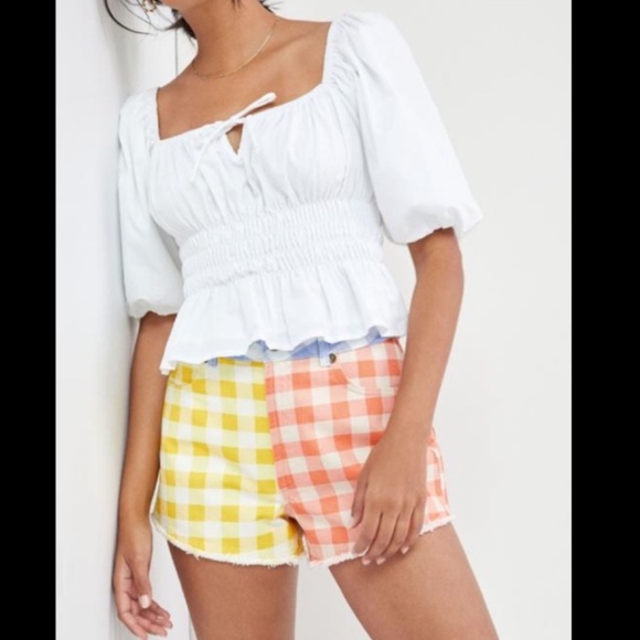 Farm Rio Anthropologie Farm Rio Gingham Shorts - Picture 2 of 8